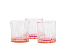 set van roze glazen