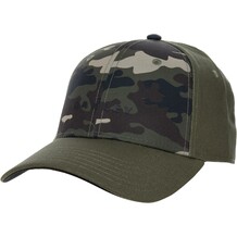 Groen camouflage pet