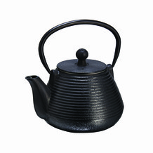 Zwarte japanse theepot