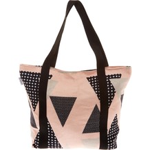 Zwart & roze handtas