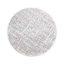 Zilveren placemat