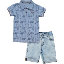 Jongens polo en jeans set