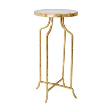 Gouden bijzettafel