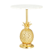 Bijzettafel met gouden ananas