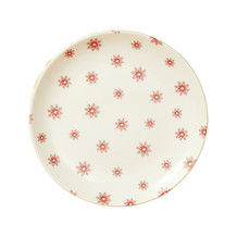 Wit met oranje bordje