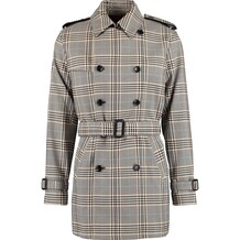 Geruite trenchcoat