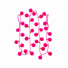Roze pom poms