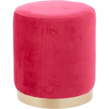 Fuchsia roze poef