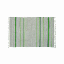 Grijs en groen tapijt