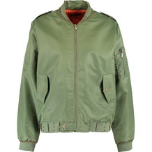 Groene bomber jas