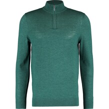 Groene wollen trui met rits