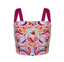 Paisley crop top