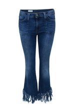 Jeans met franjes