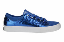 Blauwe sneakers