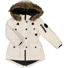 Jas met faux fur kraag