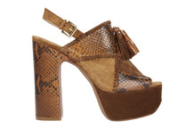 Hakken met slangenprint