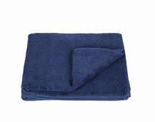 Blauwe handdoek