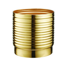 Kleine gouden plantenbak