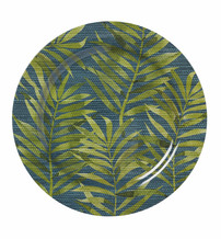 Bord met palmbladeren