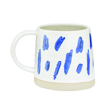 Mok met blauwe strepen