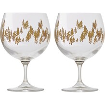 Drinkglazen met gouden ontwerp