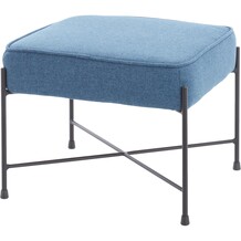 Blauw voetbankje