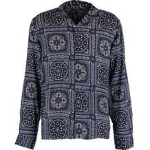 Blauw shirt met patroon