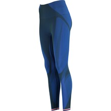 Zwart met blauwe sport legging