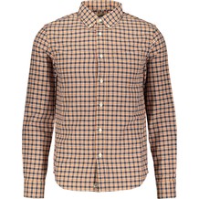 Oranje & blauw geruite blouse