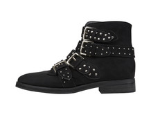 Zwarte laars met gespen