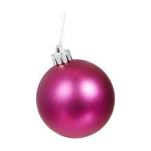 Roze kerstbal