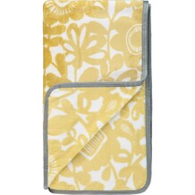 Fleece deken met bloemenprint