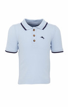 Blauwe polo