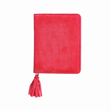 Roze notitieboek met rits