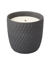 Grijze keramische kaars