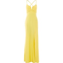 Gele maxi jurk