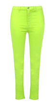 Neon gele jeans