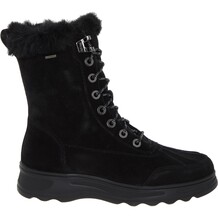 Zwarte suede laarzen