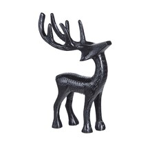 Zwart herten beeldje
