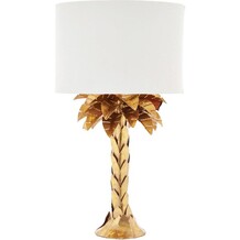 Gouden palmboom tafellamp