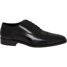Zwarte leren schoen
