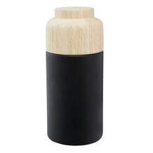 Tweekleurige opbergpot