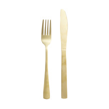 Gouden mes en vork