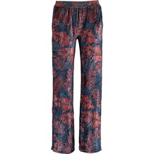 Blauw met bruine velvet broek