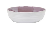Paars met witte schaal