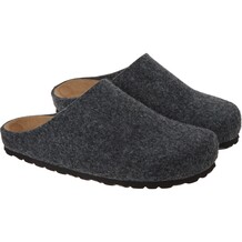 Donkergrijze pantoffels