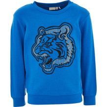 Blauwe trui met tijger