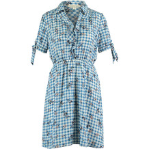 Blauw & witte bloemen jurk