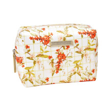 Make-up tas met bloemenprint