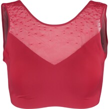 Rode mesh bralette